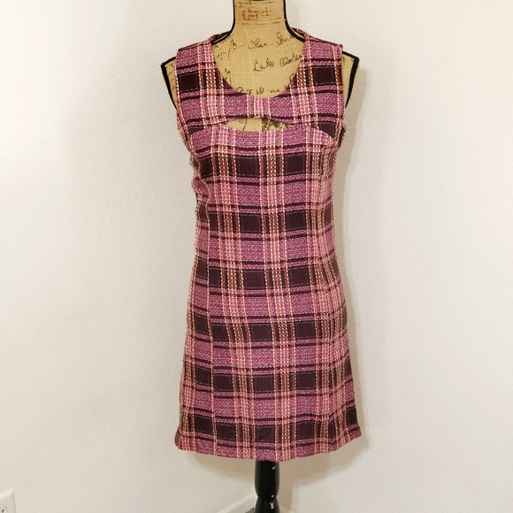 South Dudley Dresses & Skirts - South Dudley•plaid sleeveless dress•pinks•sz.6•